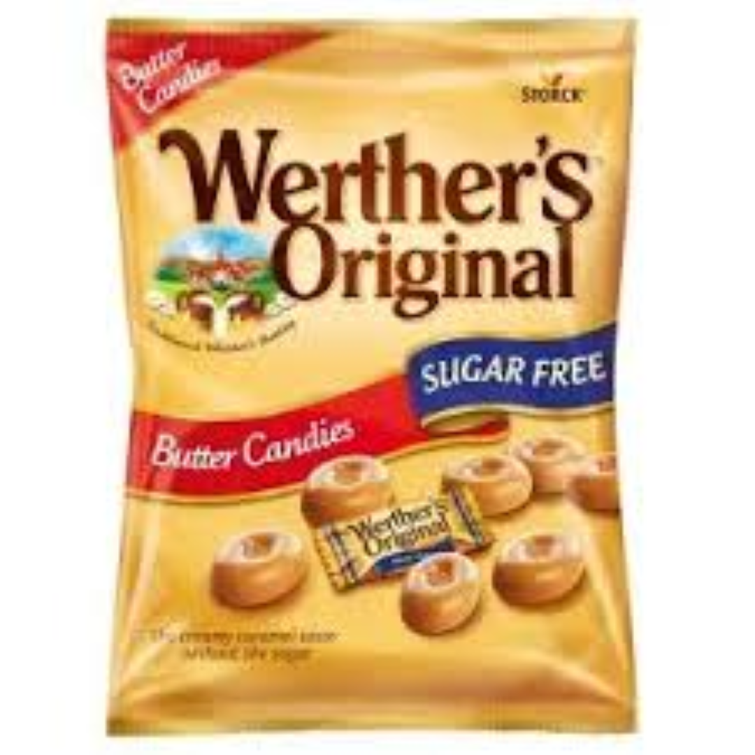 WERTHER'S ORIGINAL S/F BUTTER CANDIES 65G